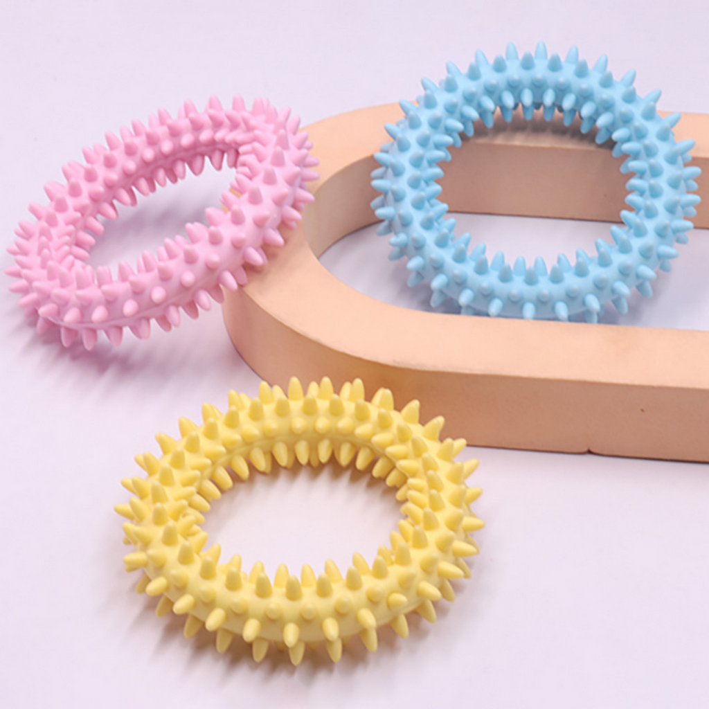 Dog Toy Set TPR Chew Toys for Teeth Cleaning_CWMM7228