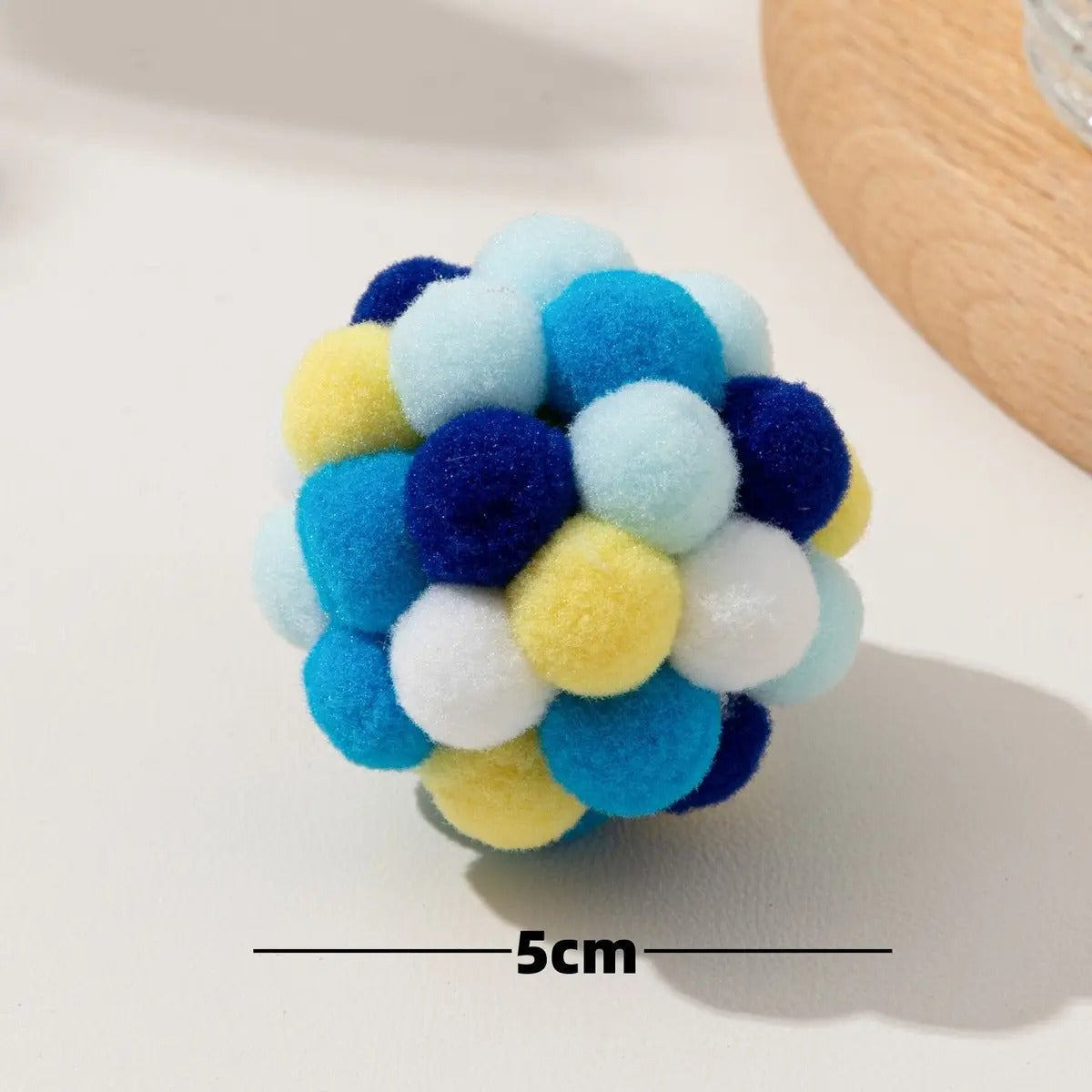 Colorful Cat Pom Balls – Chase & Play Fun_CWMM6811