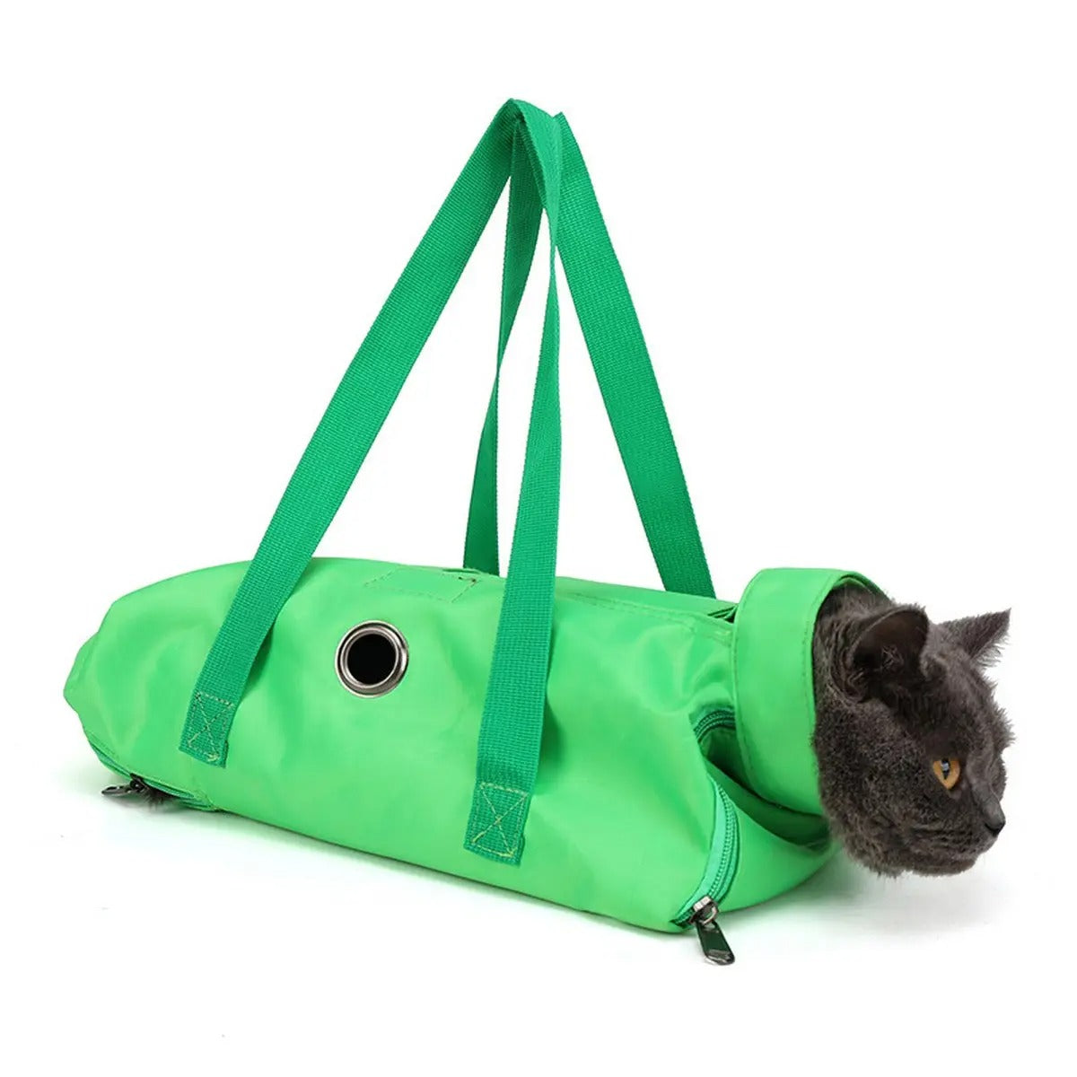 Foldable Cat Restraint Bag for Vet Visits & Travel_CWMM6929