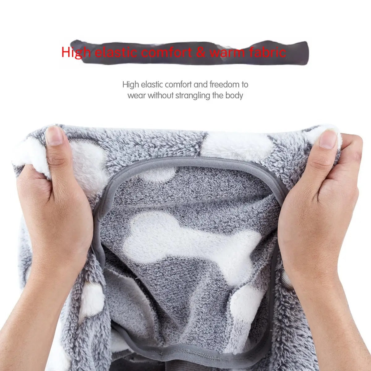 Fleece Winter Dog Coat Full Pajamas Small Dogs_CWMM7468