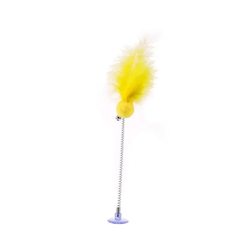Cat Teaser Wand, Suction Base,Pet Toy_CWMM5209