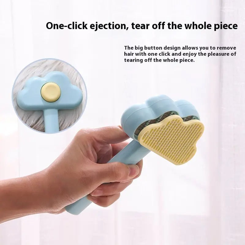 Cloud-Shaped Pet Brush for Cats & Dogs_CWMM5176