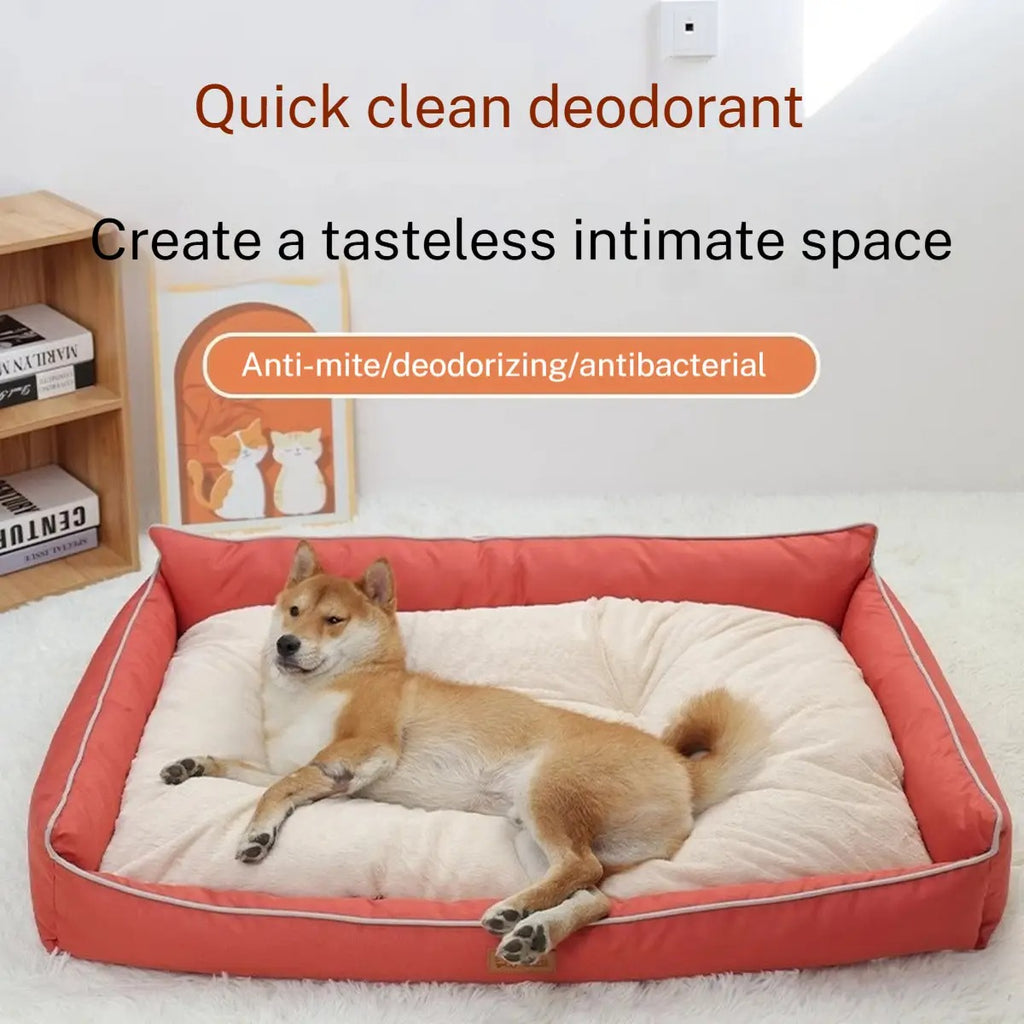 Antibacterial Dog Bed – Washable & All-Season_CWASC2584