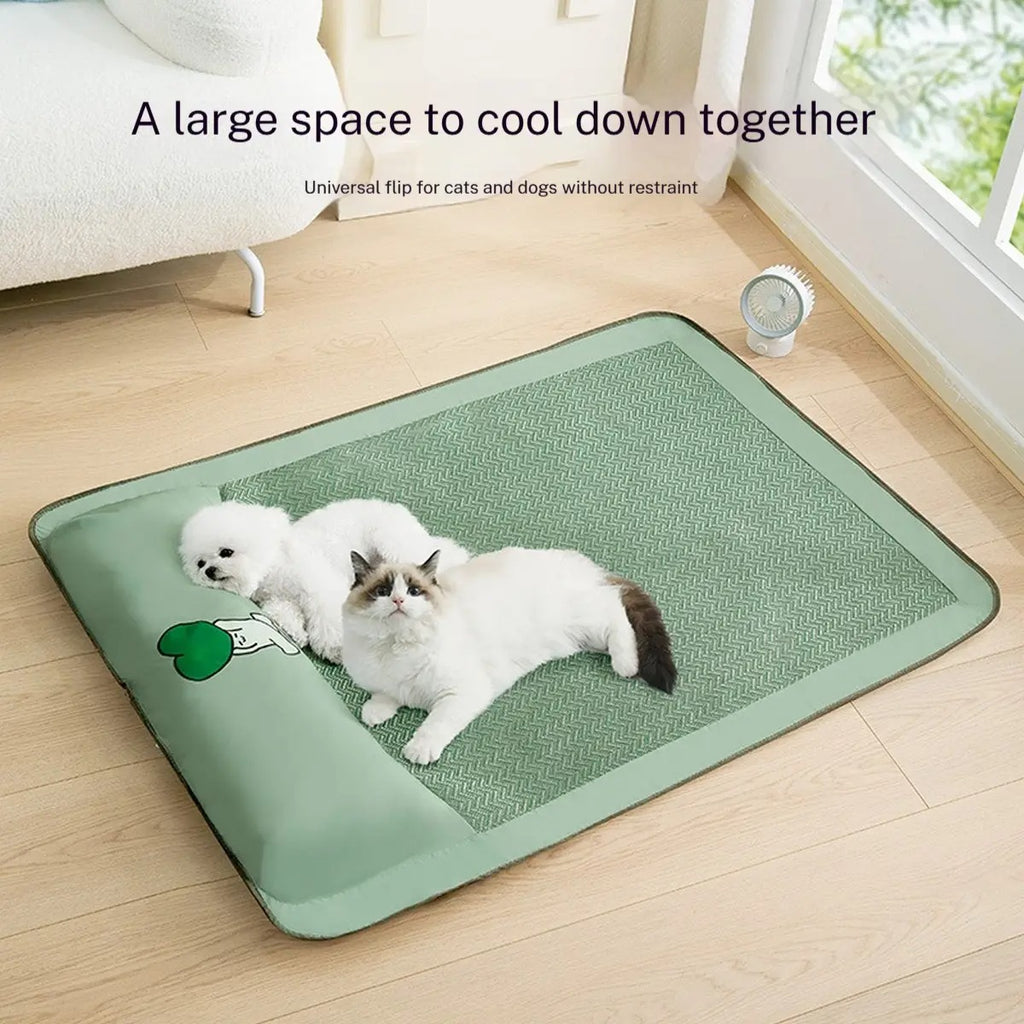 Cooling Summer Pet Bed Mat for Small Dogs & Cats_CWMM7030