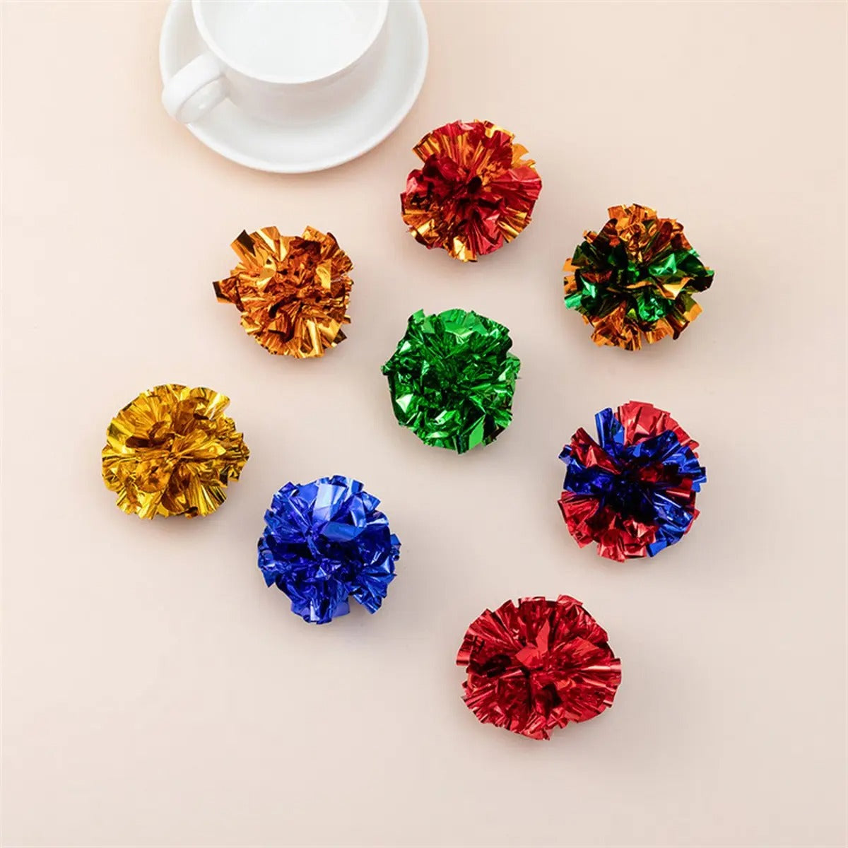 Crinkle Paper Balls for Cats – Colorful Cat Toys_CWMM6804