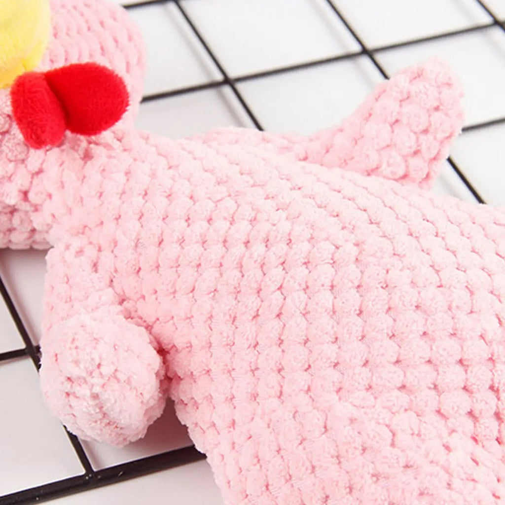 Durable Screaming Chicken Plush Toy for Dogs_CWMM5413