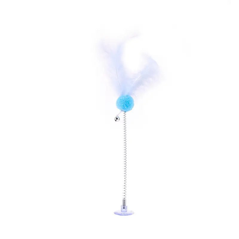 Cat Teaser Wand, Suction Base,Pet Toy_CWMM5209