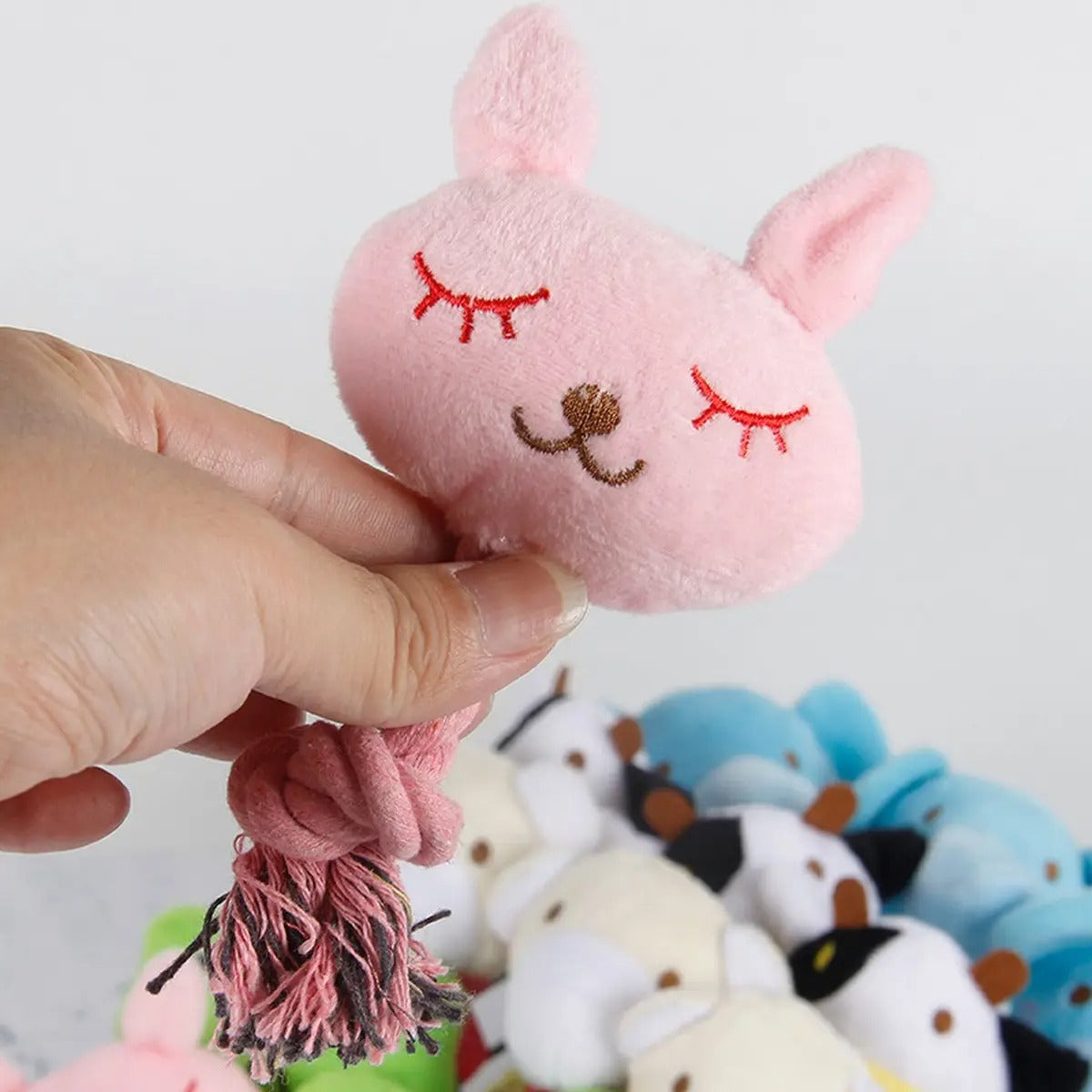 Durable Plush Rope Dog Toy, - Pet Supplies_CWMM5462