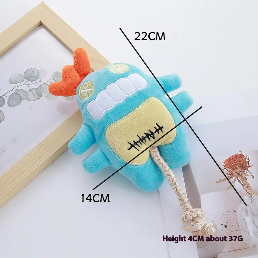 Cotton Rope Octopus Chew Toy for Small Dogs & Cats_CWMM5397