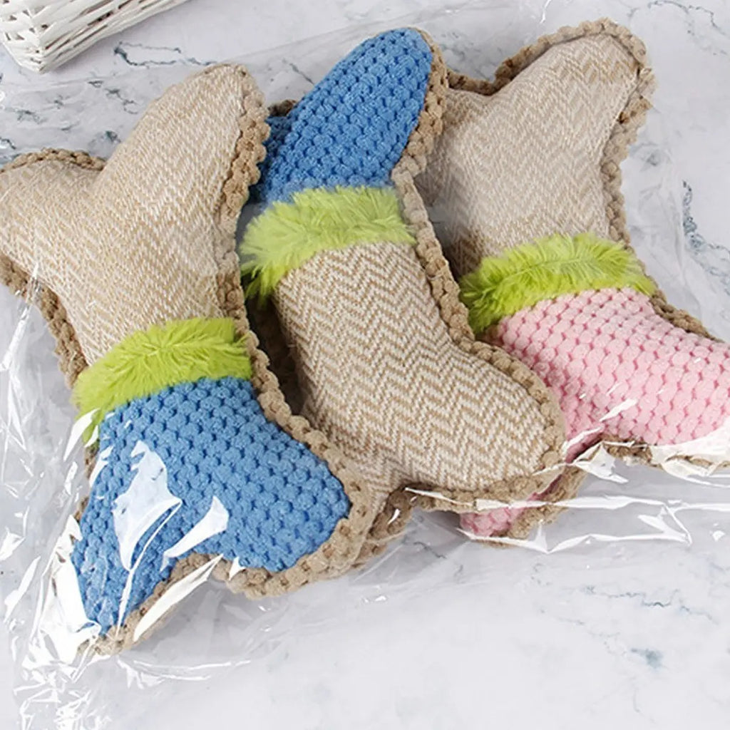 Corn Plush Bone Toy, Squeaky Chew Toy for Pets_CWMM5499