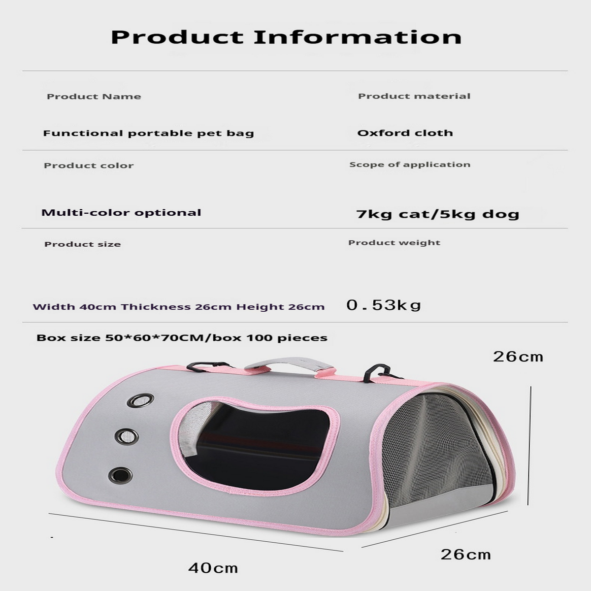 PawEase Foldable Pet Shoulder Bag_CWMM6855