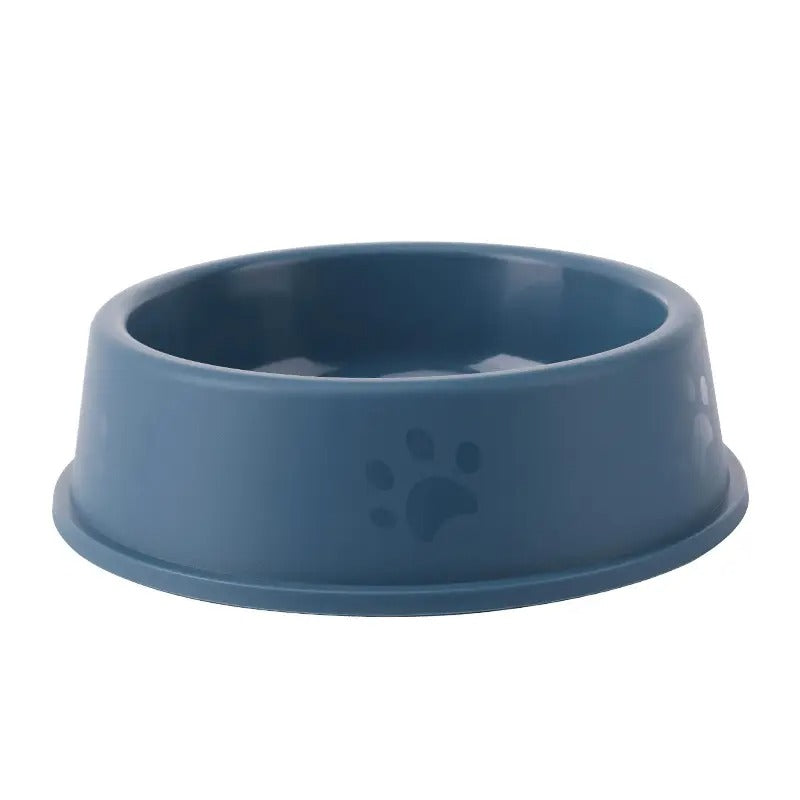 Dog Paw Print Dog Bowl Non-Slip Feeding Pet Bowl_CWMM5119