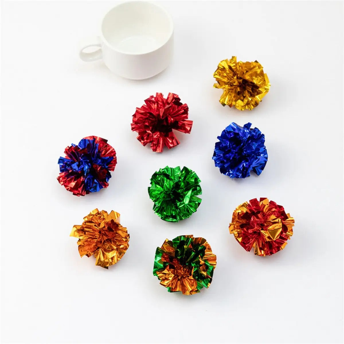 Crinkle Paper Balls for Cats – Colorful Cat Toys_CWMM6804