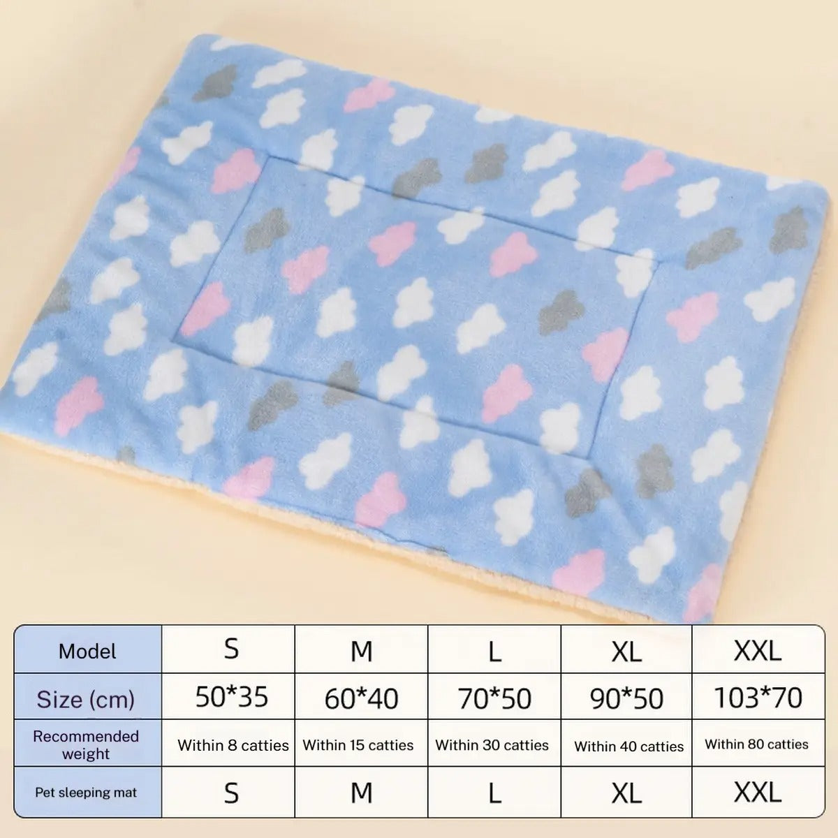 Flannel Pet Blanket for Winter Cozy Comfort_CWMM6268