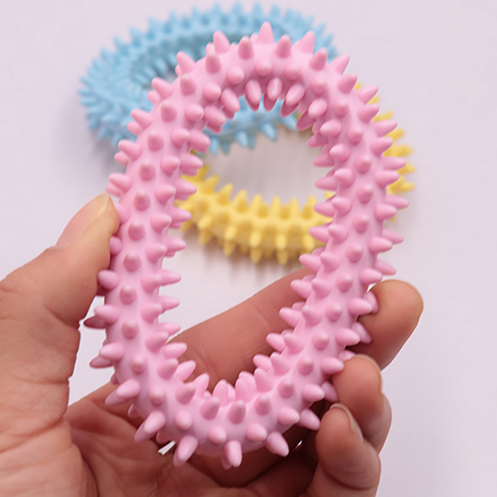 Dog Toy Set TPR Chew Toys for Teeth Cleaning_CWMM7228