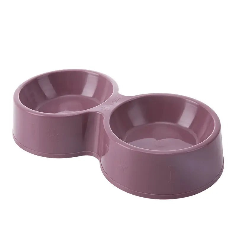 Double Pet Bowl Non-Slip Dog Cat Food Bowl_CWMM5113
