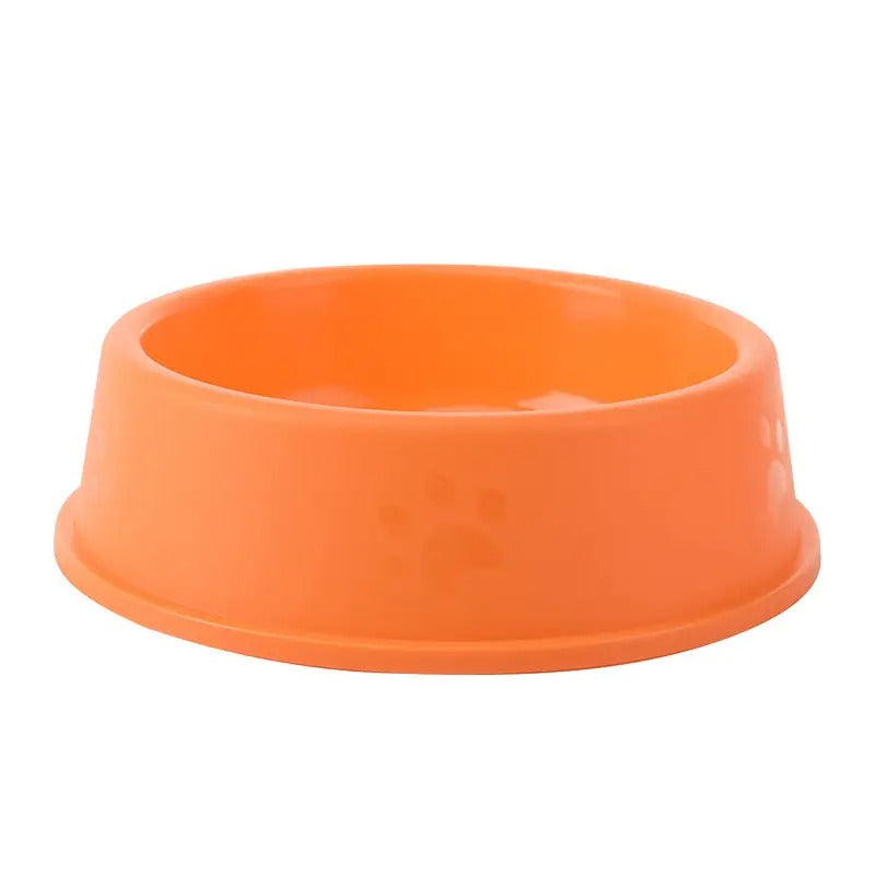 Dog Paw Print Dog Bowl Non-Slip Feeding Pet Bowl_CWMM5119