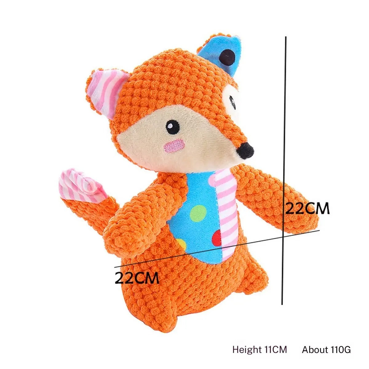 Cute Squeaky Plush Dog Toy – Durable & Fun_CWMM5421