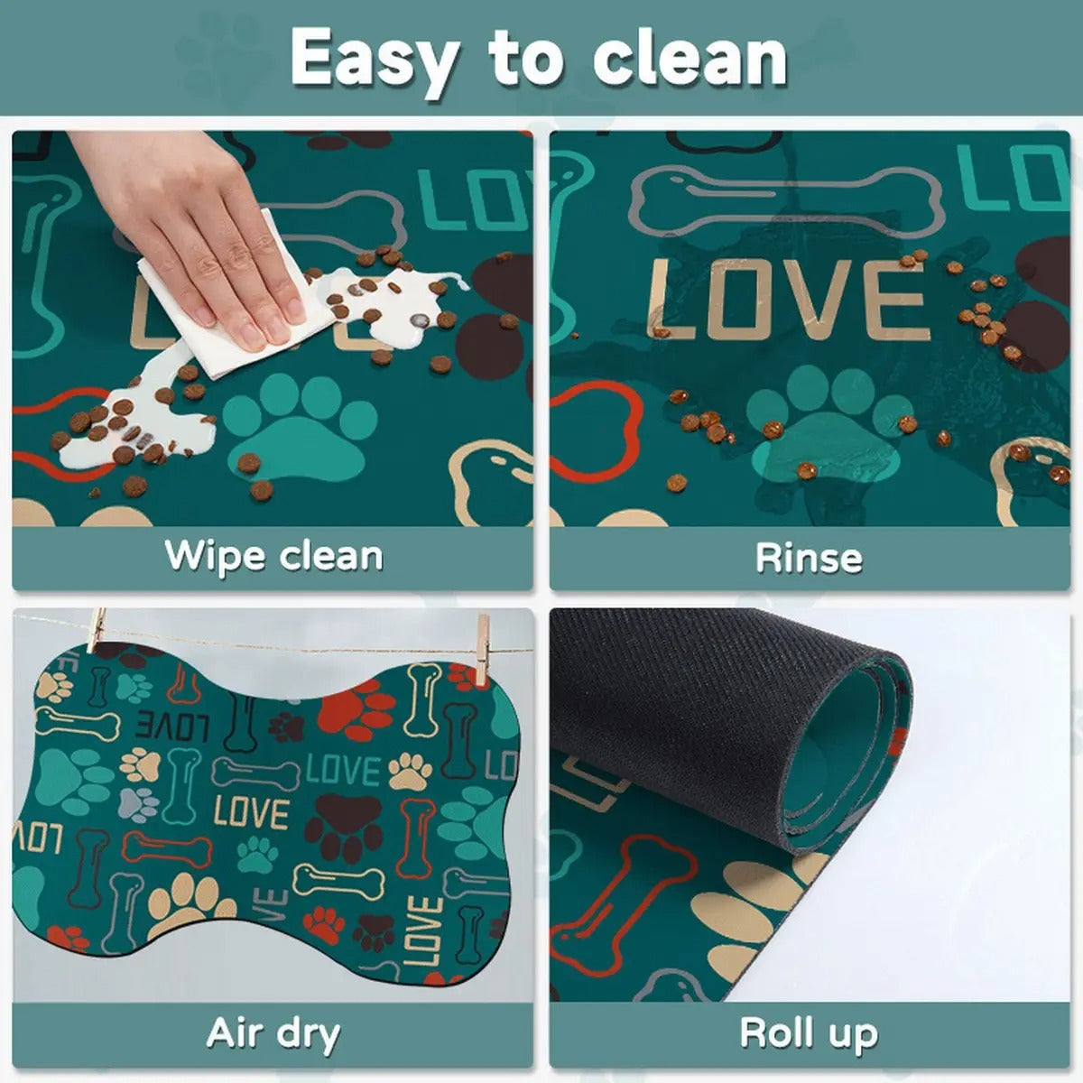 Bone-Shaped Diatom Pet Mat – Absorbent & Quick-Dry_CWMM6080