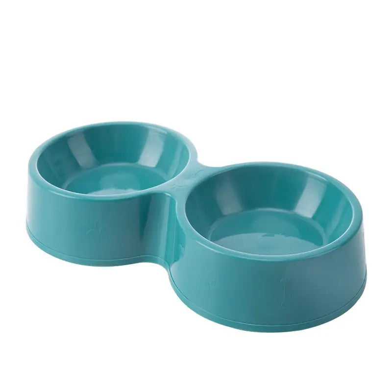 Double Pet Bowl Non-Slip Dog Cat Food Bowl_CWMM5113