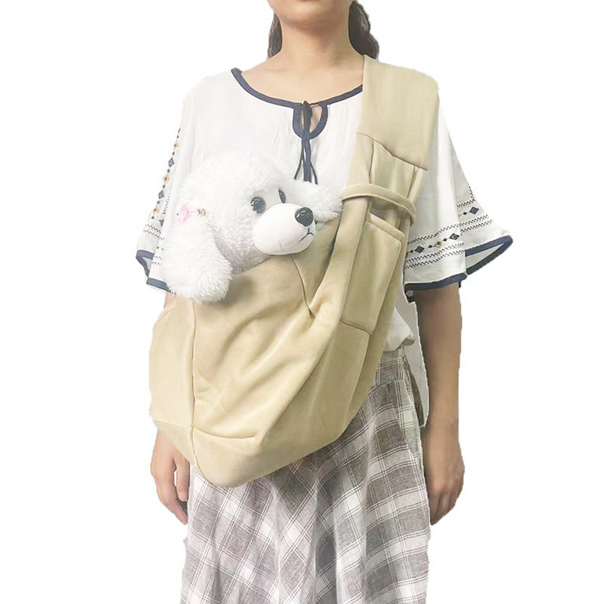 Foldable Pet Carrier Shoulder Bag_CWMM6886