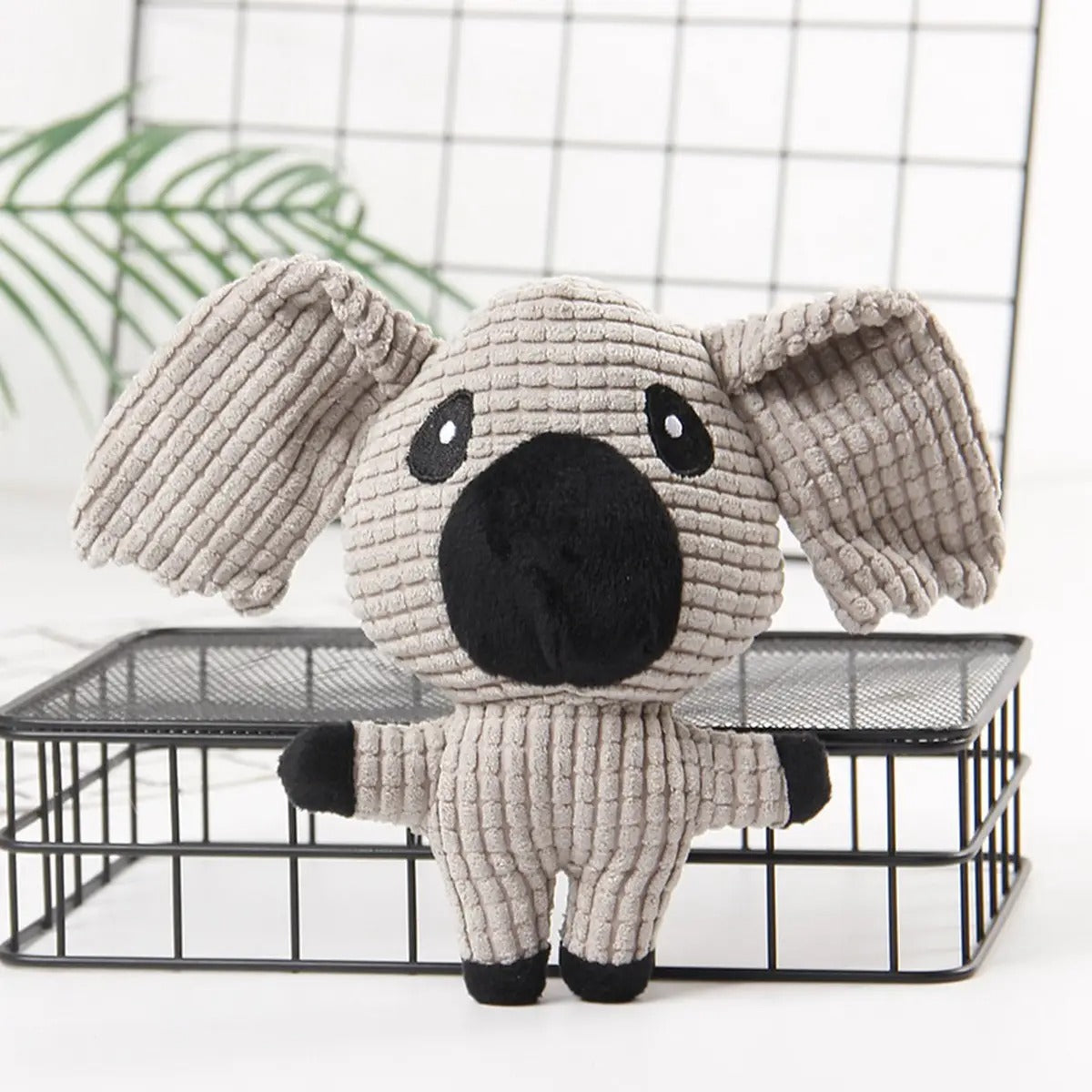 Durable Corn Velvet Squeaky Companion Toy_CWMM5392