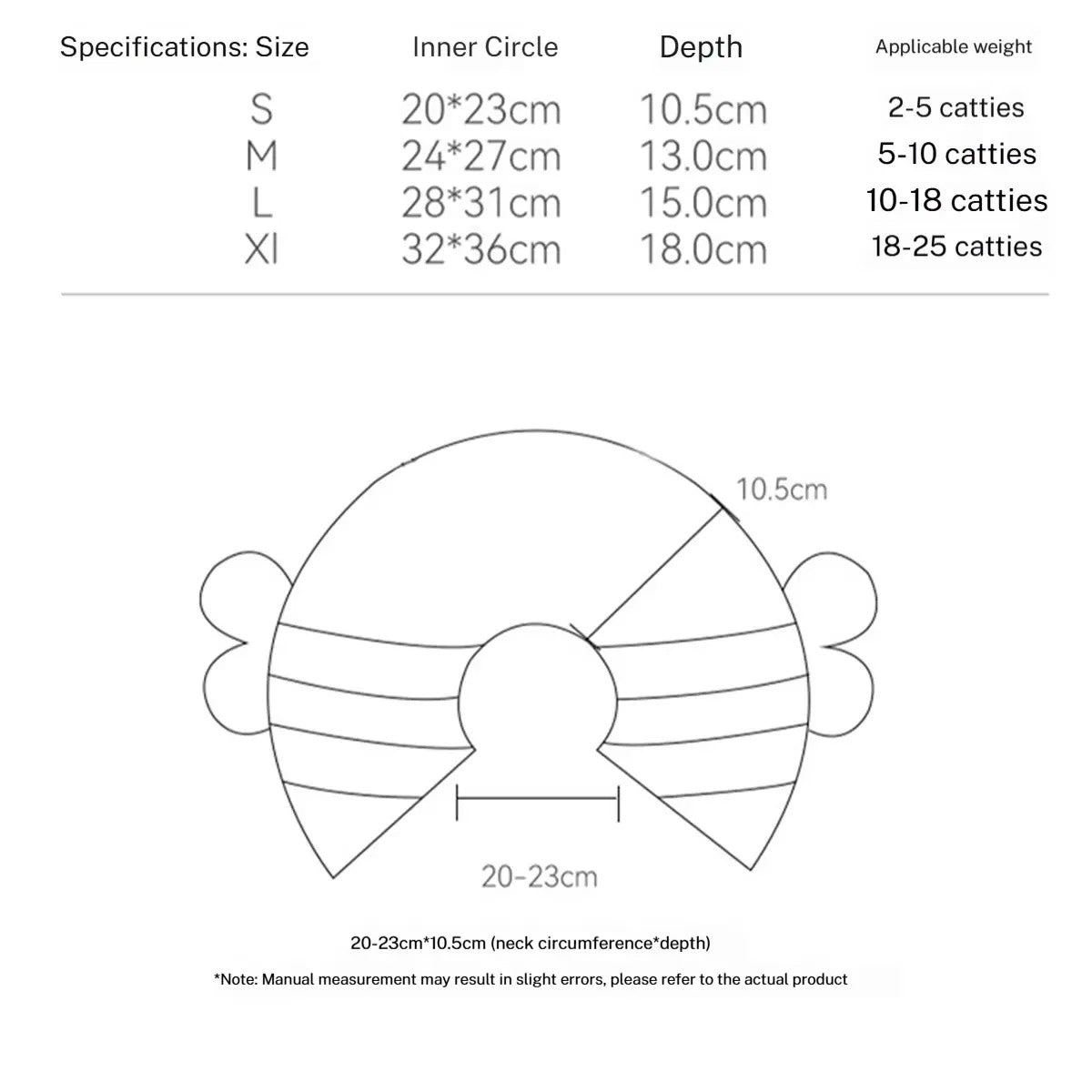 Elizabeth Collar for Cats – Double cotton yarn_CWMM7266