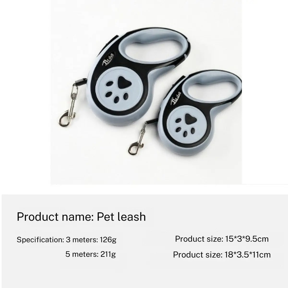 Durable Retractable Leash for Pets, Dogs & Cats_CWMM6087