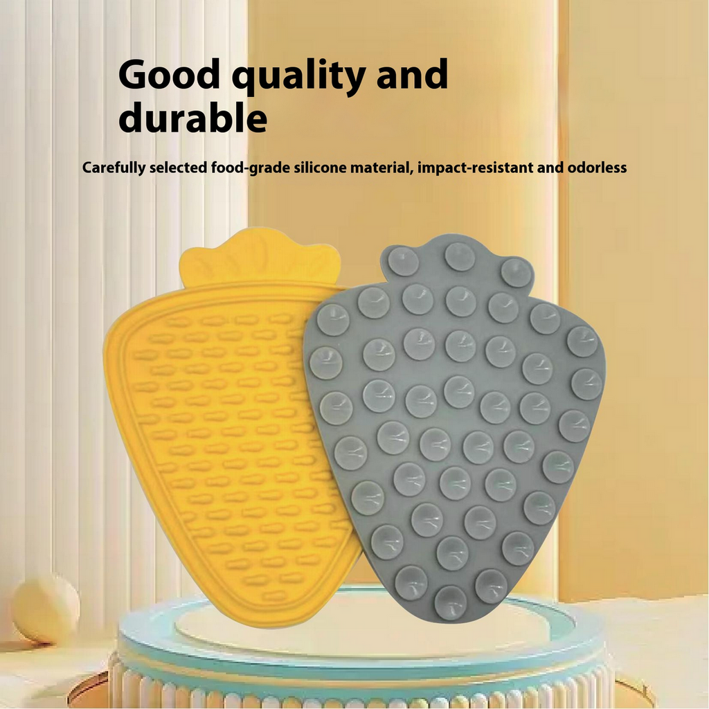 Carrot Shaped Pet Lick Mat – Anti-Choke Feeder_CWMM7165