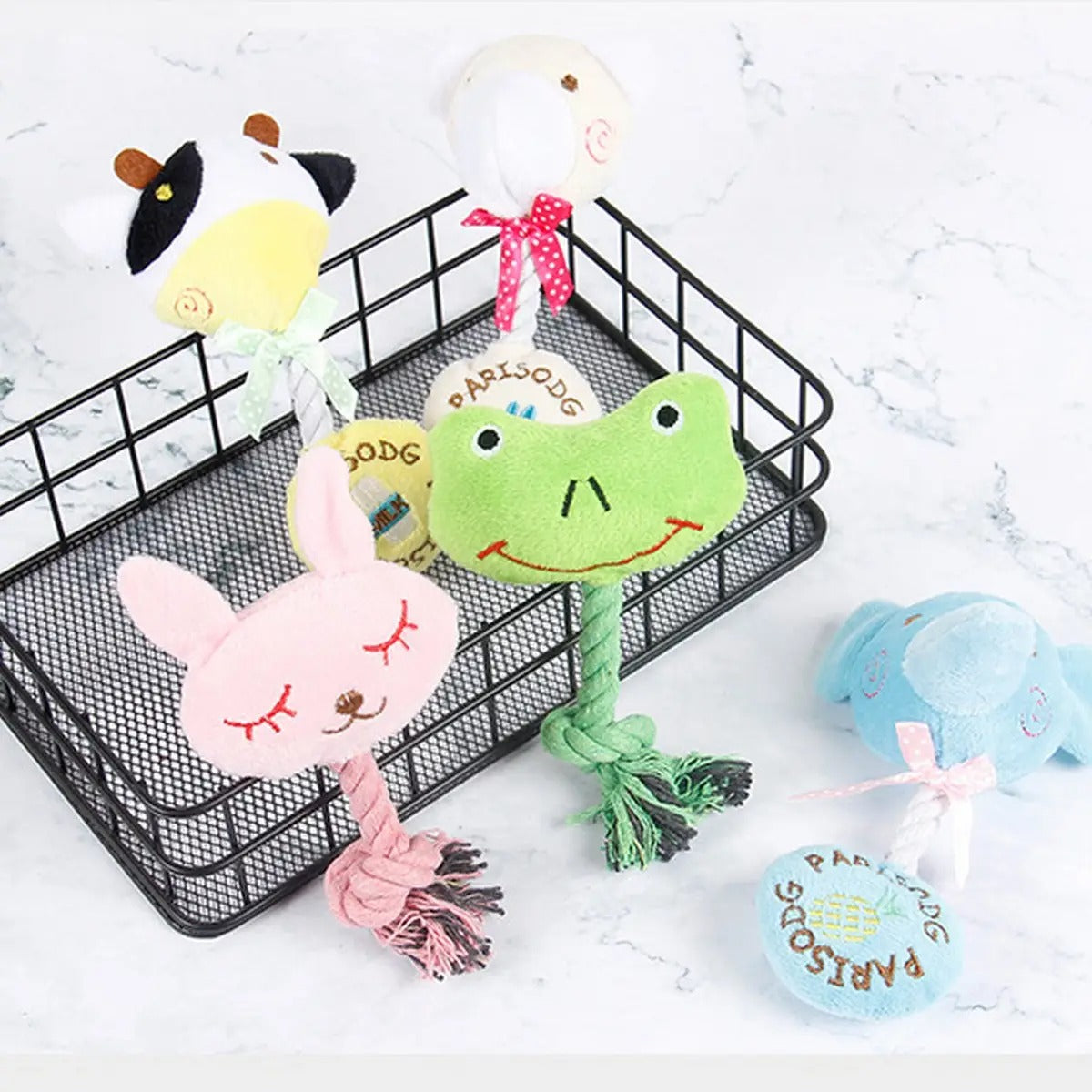 Durable Plush Rope Dog Toy, - Pet Supplies_CWMM5462