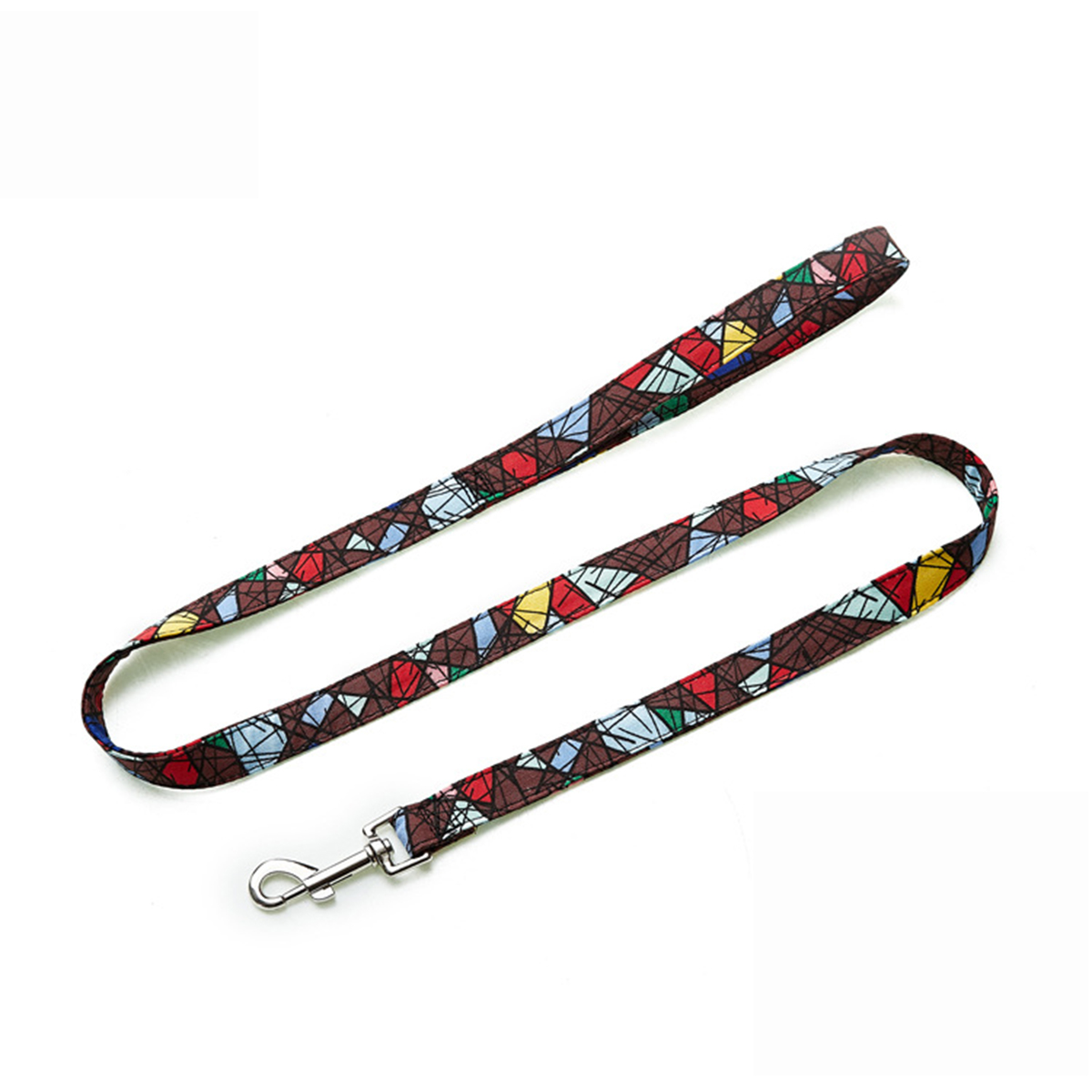 Boho Dog Leash – Floral Ethnic Print Design_CWMM7613