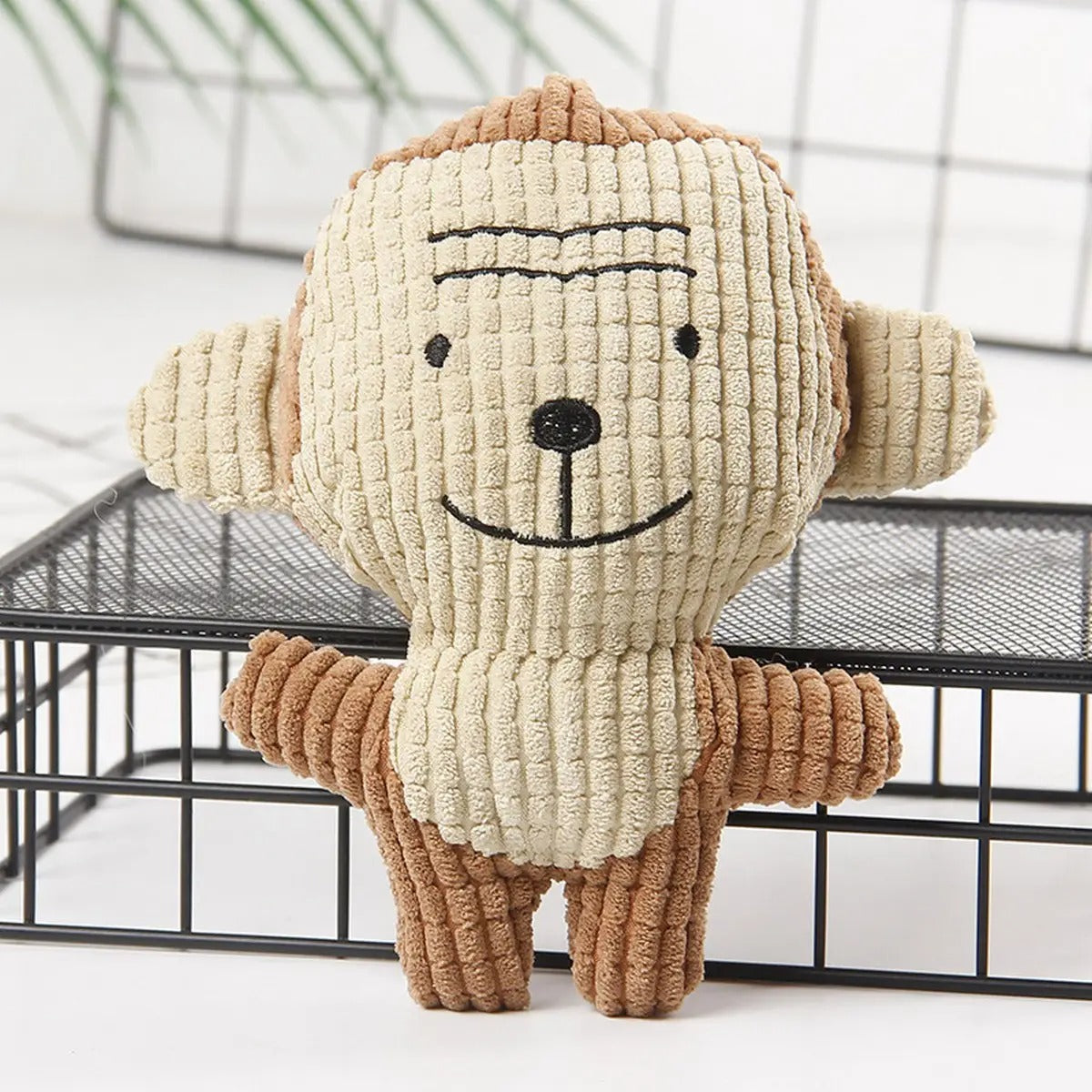 Durable Corn Velvet Squeaky Companion Toy_CWMM5392