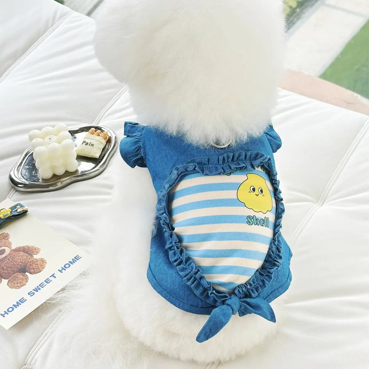 New Denim Cotton Vest for Small & Medium Dogs_CWMM5861