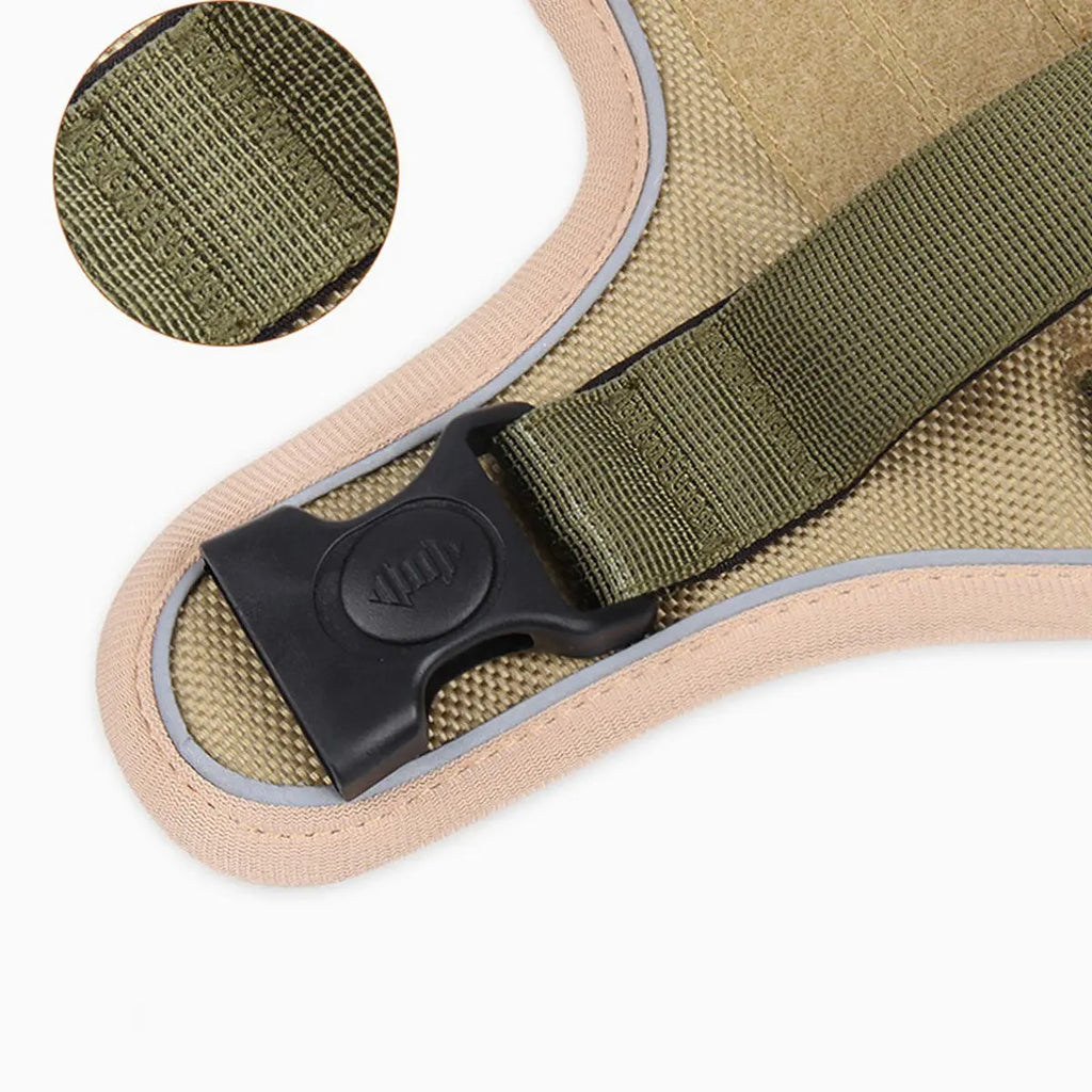 Large Dog Vest Harness for Outdoor Training Use_CWMM7301