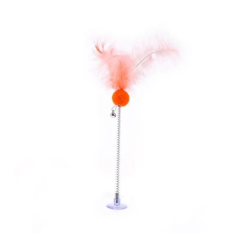 Cat Teaser Wand, Suction Base,Pet Toy_CWMM5209