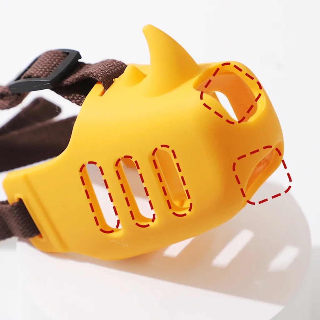 Dog Muzzle for Corgis & Shiba Inu-Anti-Bark & Bite_CWMM7264