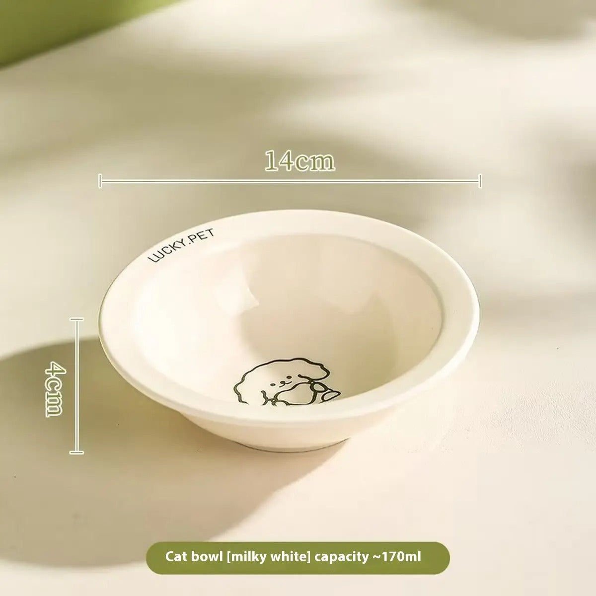 Non-Slip Elevated Cat & Dog Feeder Bowl_CWMM5943