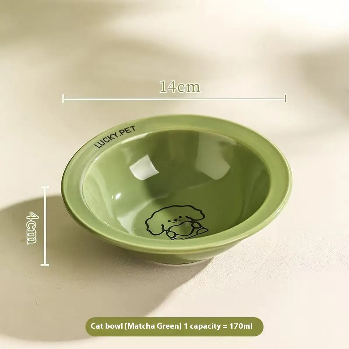 Non-Slip Elevated Cat & Dog Feeder Bowl_CWMM5943