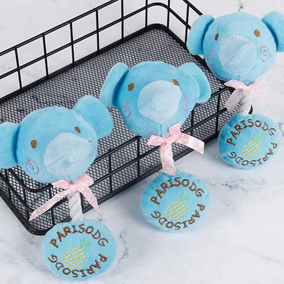 Durable Plush Rope Dog Toy, - Pet Supplies_CWMM5462