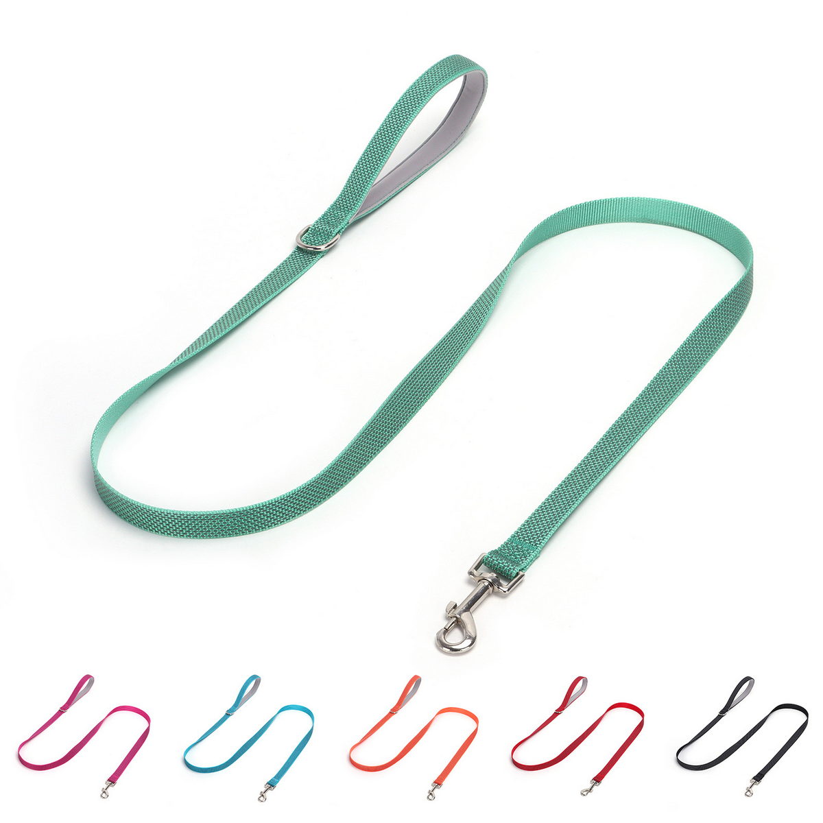 Durable Dog Lead – PU Handle & Metal Hook_CWMM7607