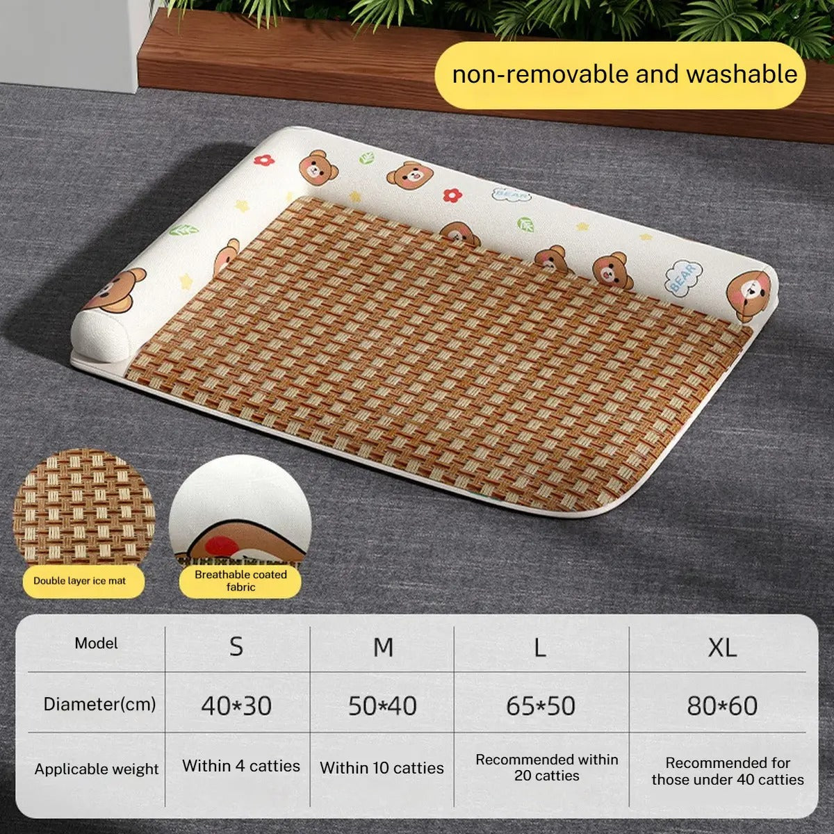 Cooling Pet Bed Mat for Dogs and Cats Summer Use_CWMM6292
