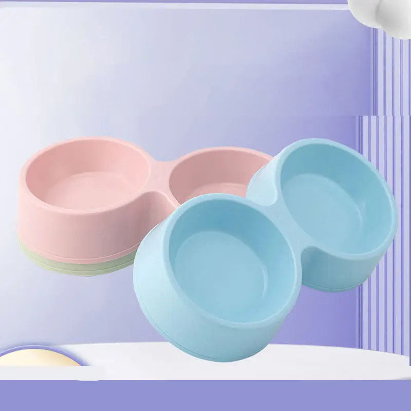 Double Pet Bowl Non-Slip Dog Cat Food Bowl_CWMM5113