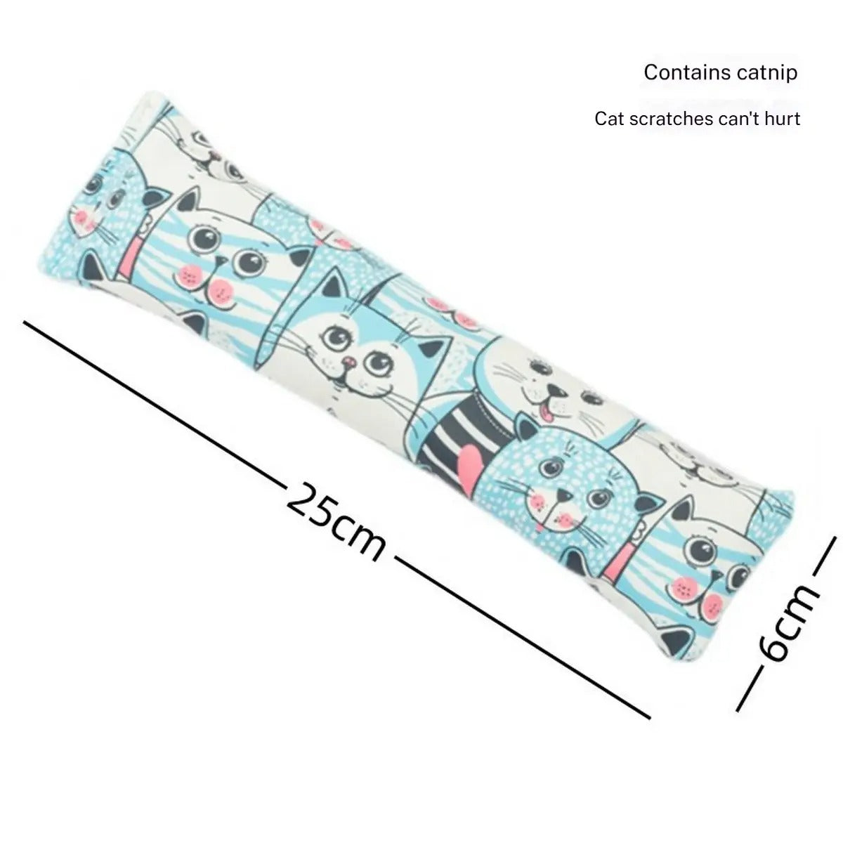 Catnip Pillow Toy – Cat Kicker Chew & Scratch Toy_CWMM6801