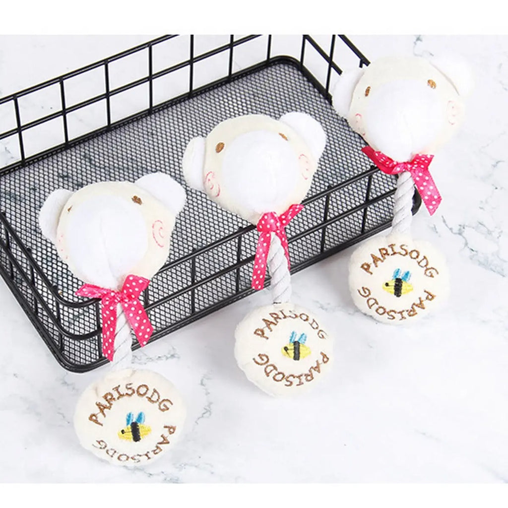 Durable Plush Rope Dog Toy, - Pet Supplies_CWMM5462