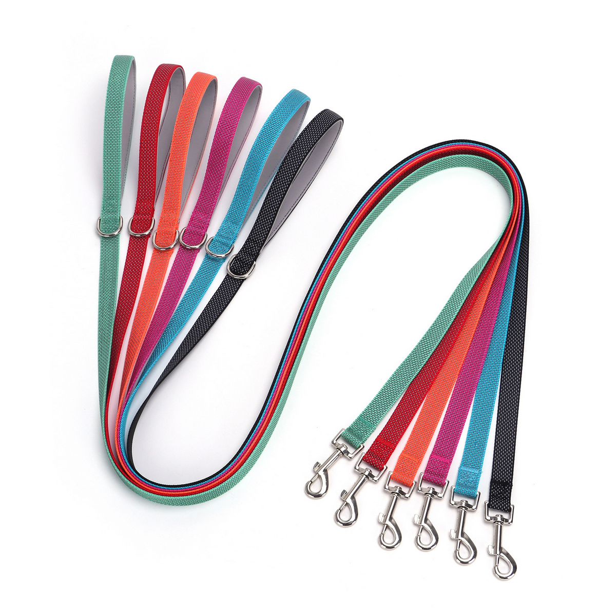Durable Dog Lead – PU Handle & Metal Hook_CWMM7607