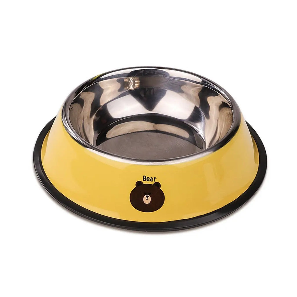 Large Capacity Non-Slip Dog Food Bowl Stainless_CWMM6251
