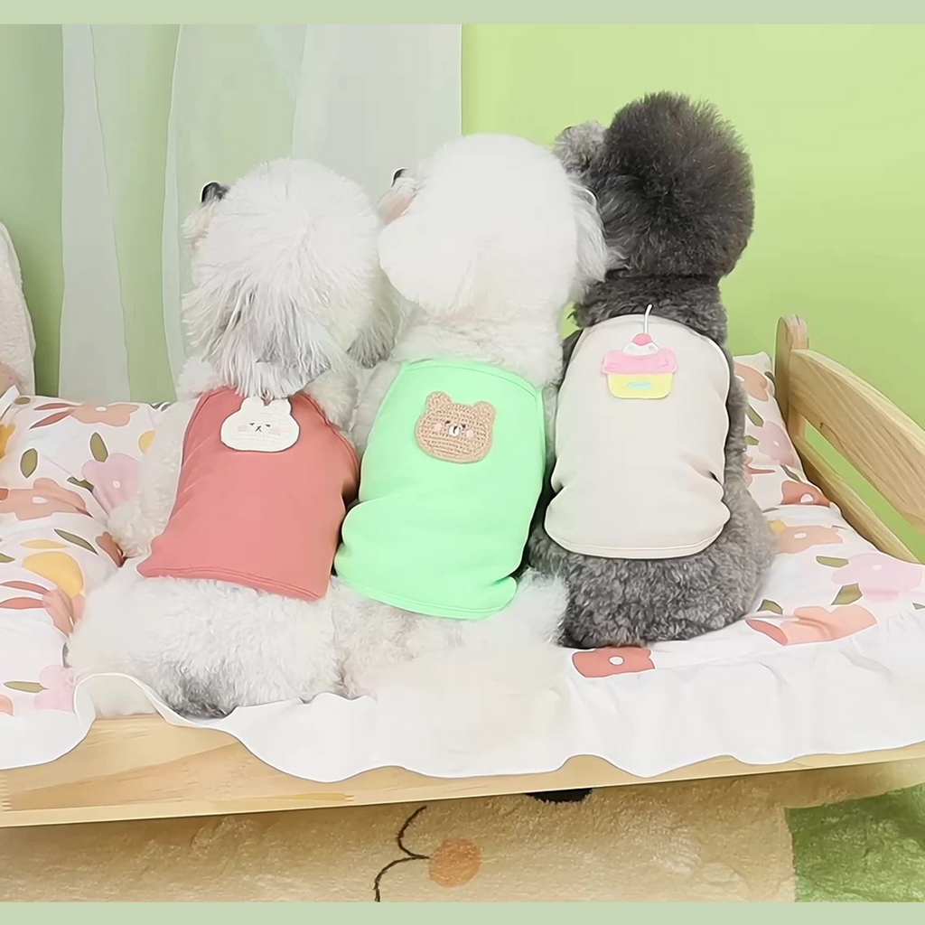 CakeBear Pet Vest – Cute Summer Dog Shirt_CWMM6991