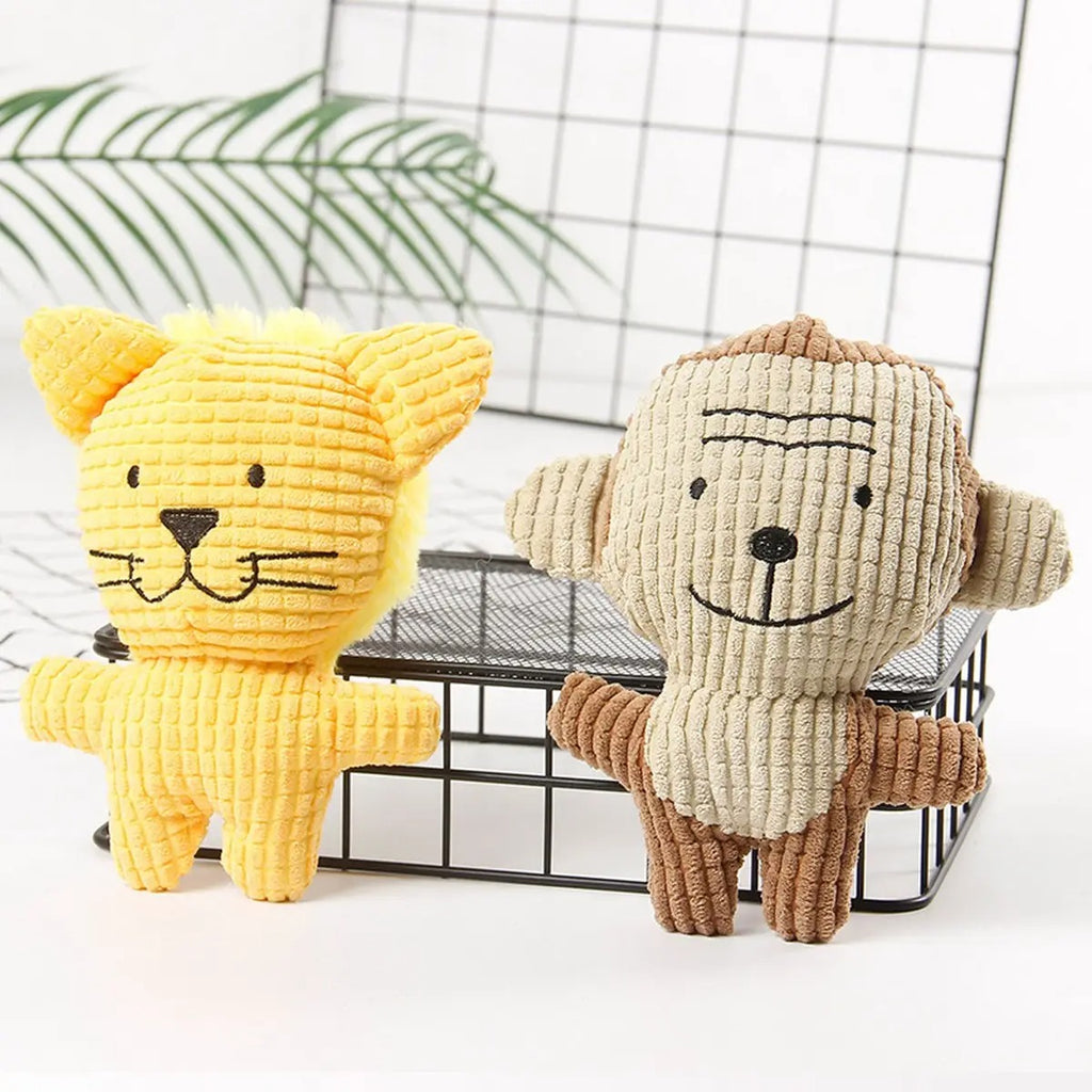 Durable Corn Velvet Squeaky Companion Toy_CWMM5392