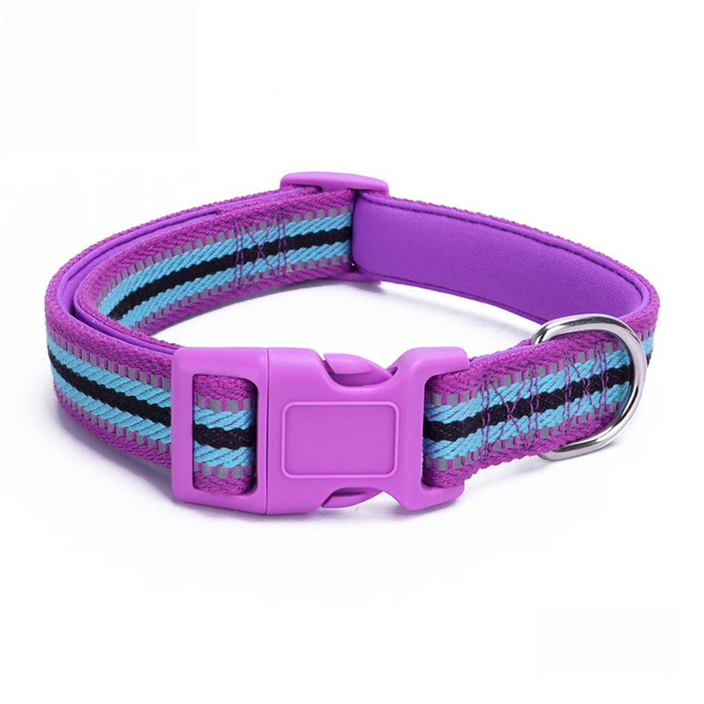 Dog Collar – Reflective, Padded, Adjustable Fit_CWMM7589