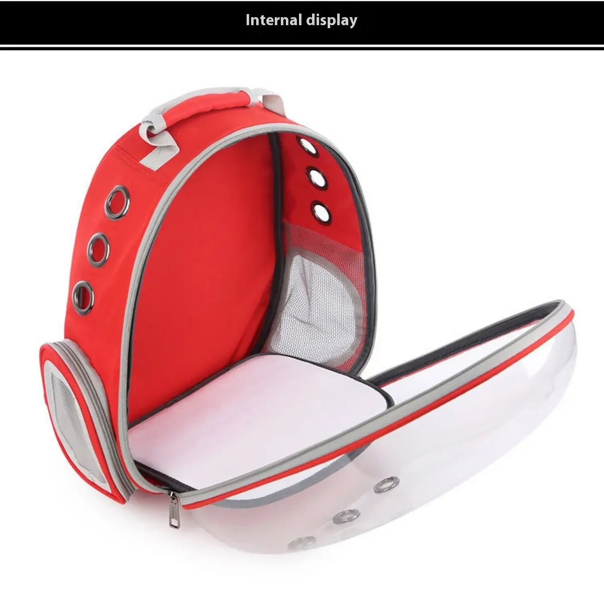 Large Transparent Pet Backpack for Cats & Dog_CWMM6033